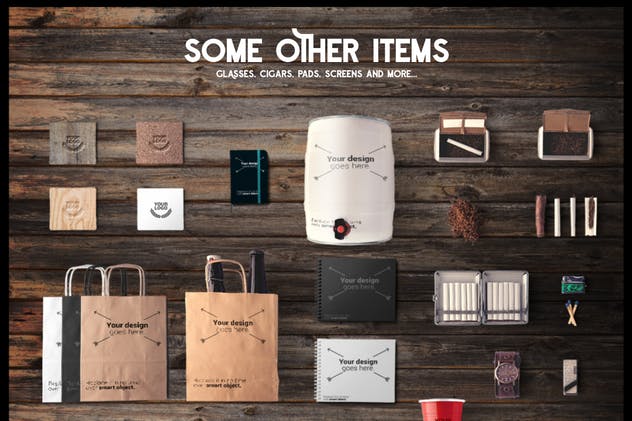 啤酒样机&酒吧巨无霸场景样机模板 Beer & Bar Mockup & Hero Images Scene Generator插图(10)