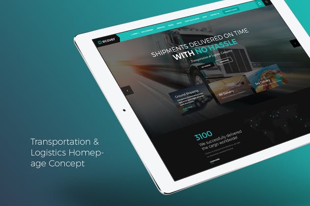 建筑服务公司官网PSD模板 Recover PSD Template插图(7)