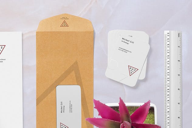 高品质企业品牌办公用品套装样机 Stationery Mockup Scenes插图(4)