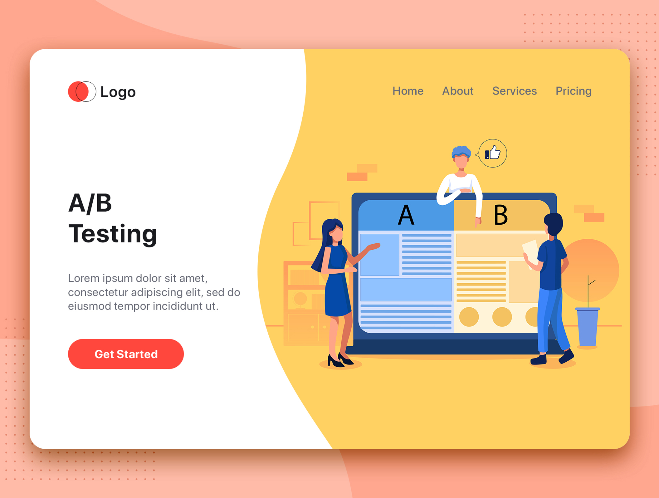 素材库下午茶：学习生活场景矢量网站设计插画素材插图(4)