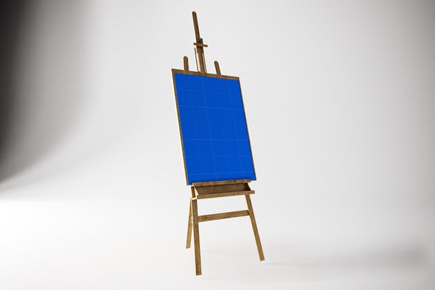 油画艺术作品展示样机 Art Canvas in studio插图(10)