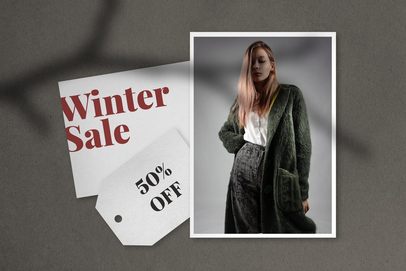 场景化照片装饰样机素材库精选模板 Holiday Card Mockup Creator插图(1)