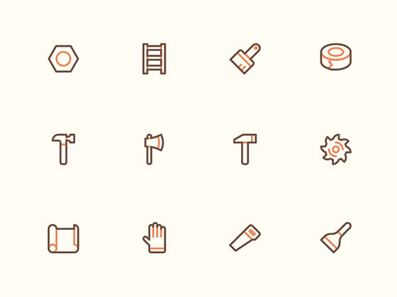 40 枚工具图标素材之家精选sketch素材