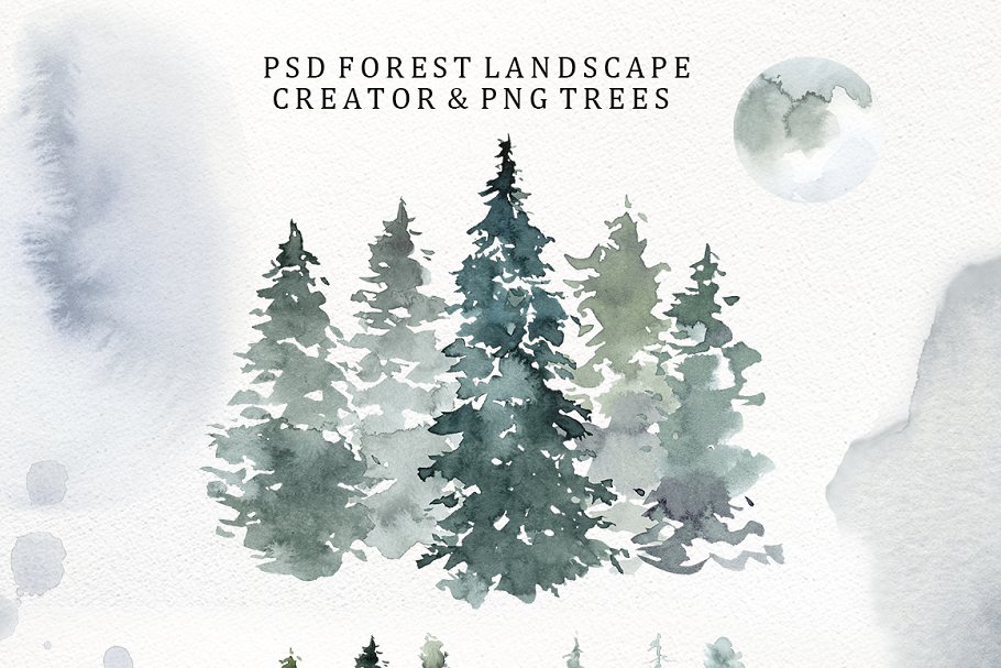 梦幻仙女水彩手绘插画素材合集[3GB] Dream – Fairy Watercolor Collection插图(4)