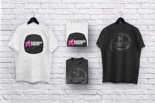 时尚品牌T恤系列服装样机 T Shirt Collection Mockup