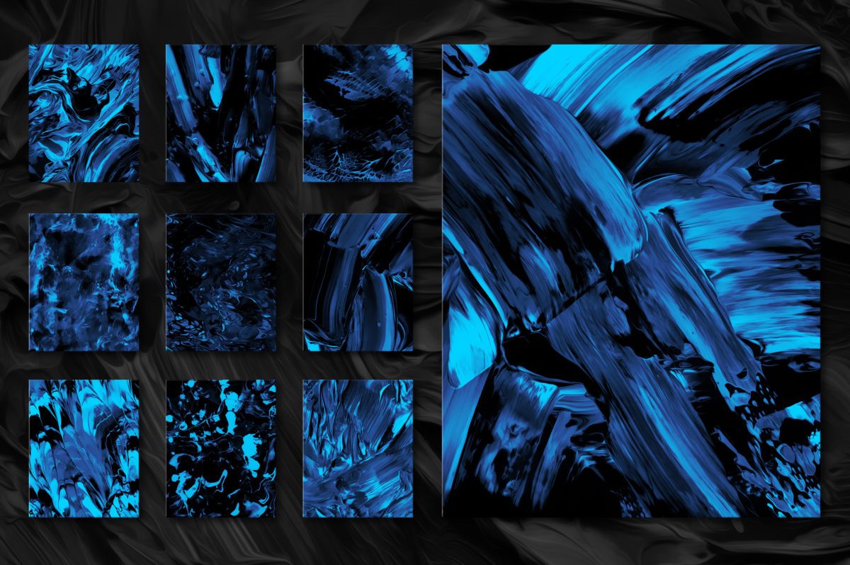 创意抽象纹理系列：100个高分辨率抽象流体绘画 Flow, Vol. 1插图(11)