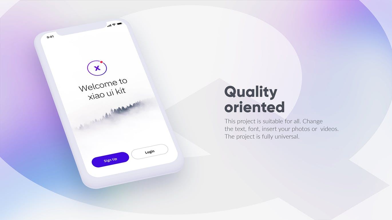APP应用UI界面设计效果图预览白色iPhone手机样机套装 White iPhone Mockup插图(5)