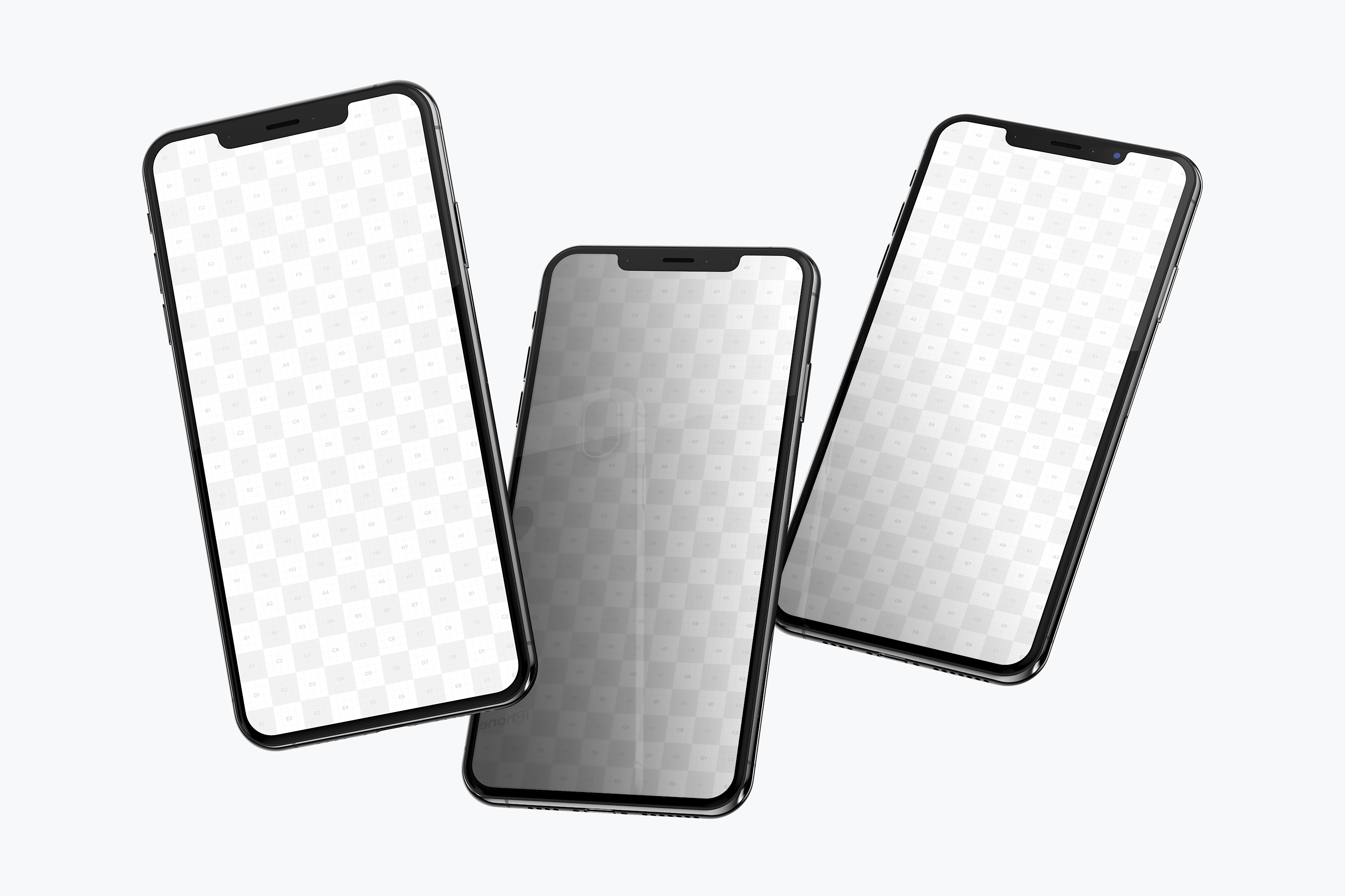 iPhone XS Max智能手机UI界面设计演示样机模板06 iPhone XS Max Mockup 06插图