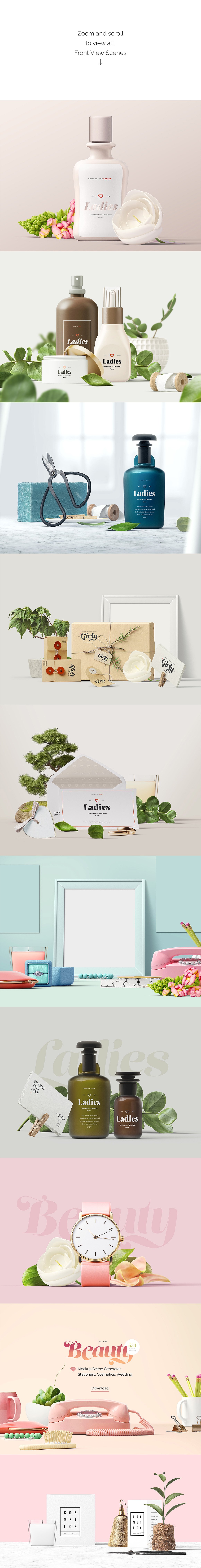 美容化妆女性品牌样机大合集 Beauty, Stationery, Wedding, Cosme..[7.69GB]插图(7)