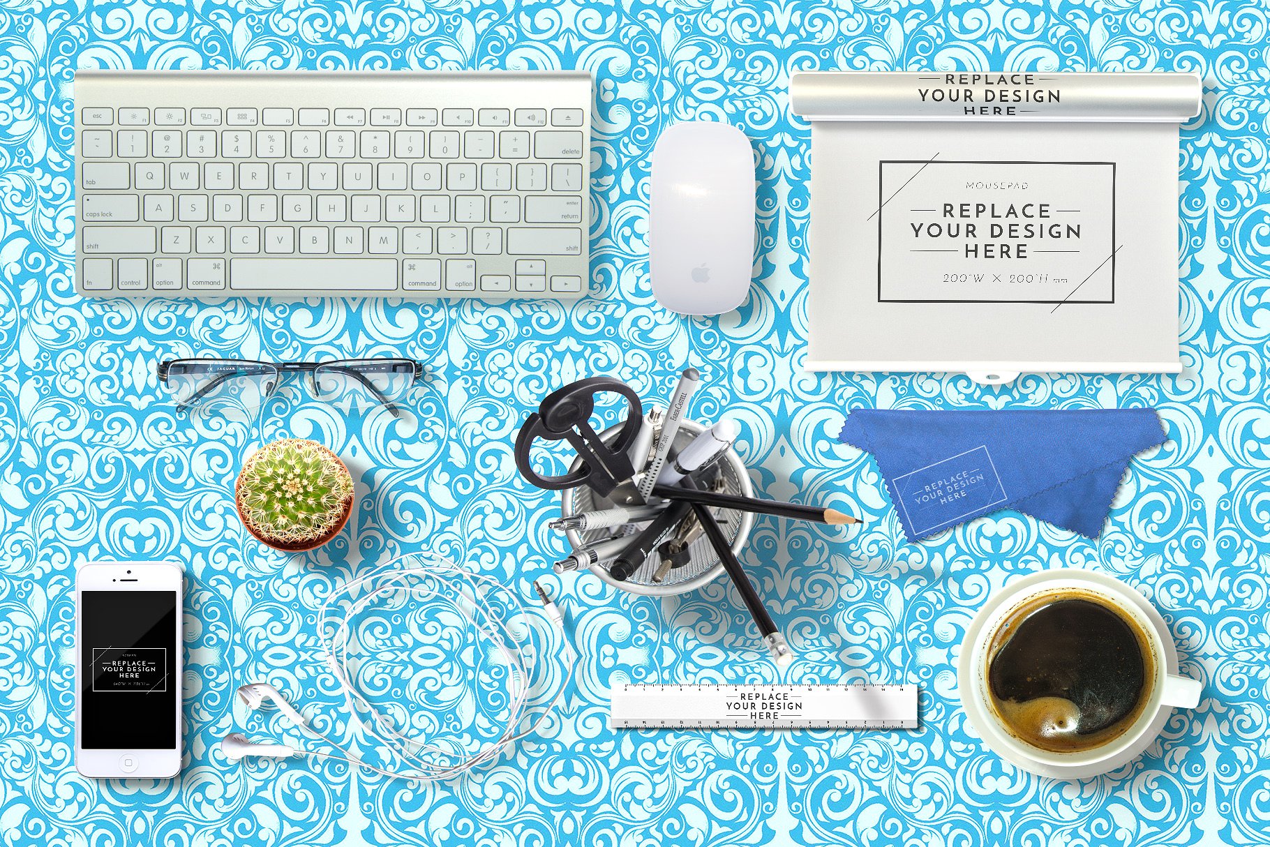 方形杂志、小册子、目录样机模板[2.45GB] Portrait Brochure Mockups插图(13)