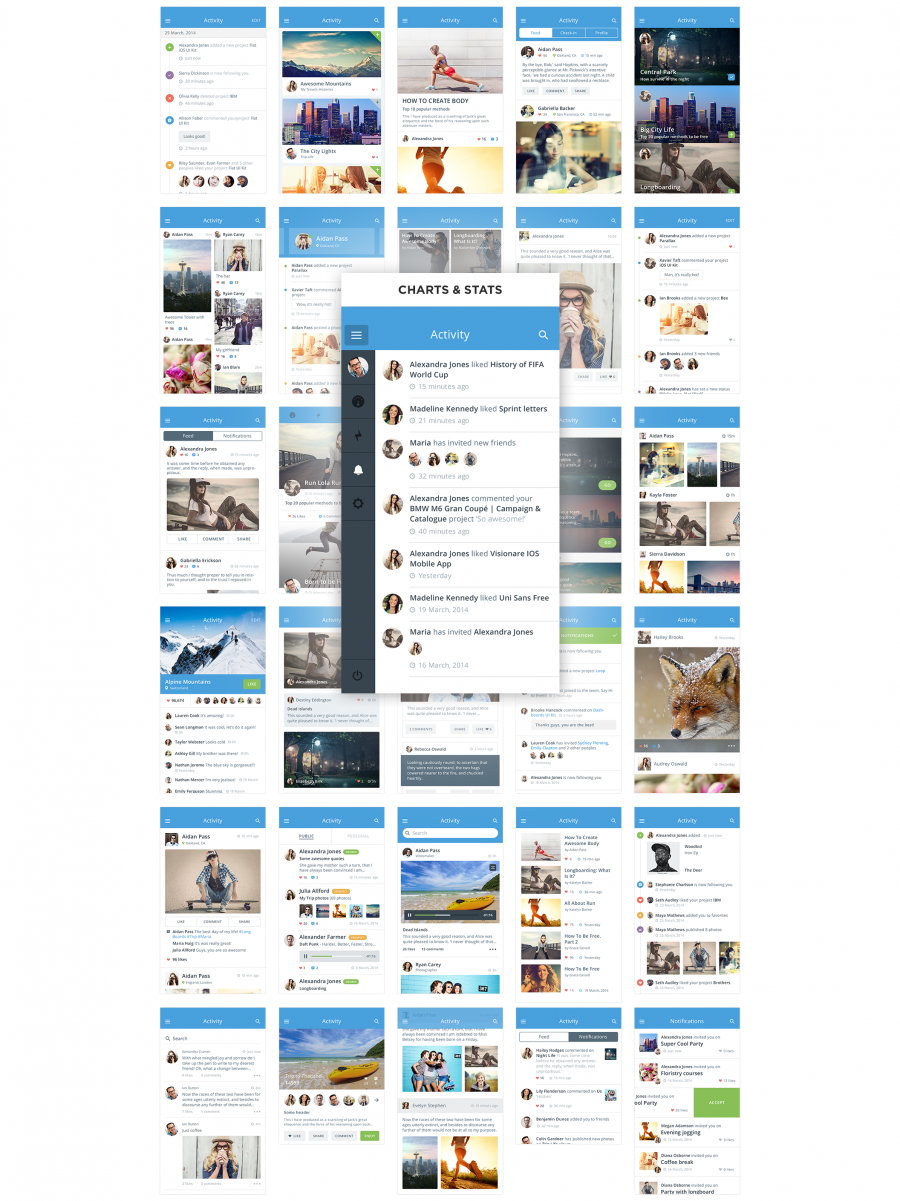 能帮你快速设计好APP的UI kits套装下载[PSD,Sketch]插图(4)