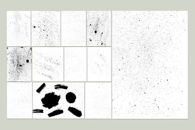 复古斑点/划痕/侵蚀效果水彩纹理合集 Grunge Textures插图(1)