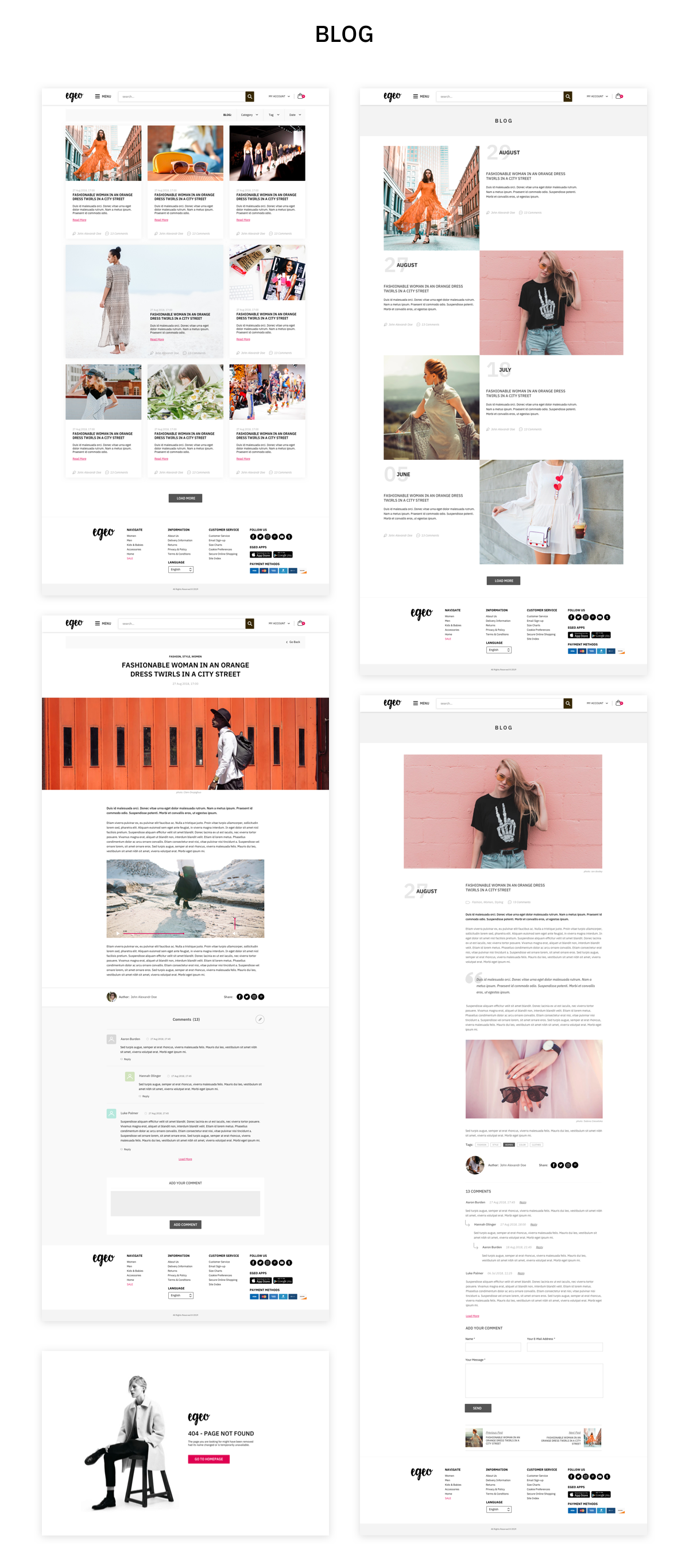 素材库下午茶：时尚的带详细规范的网页模板套装下载[Sketch,PSD,XD,Fig]插图(8)