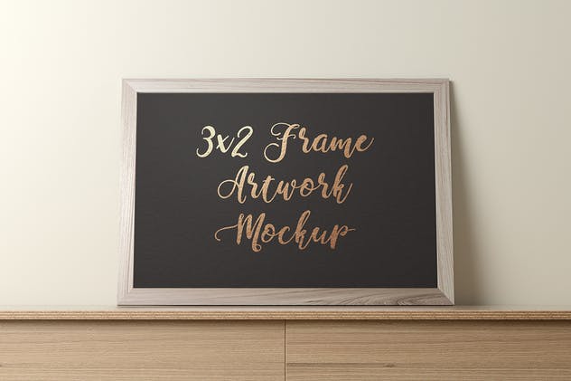 实木画框样机模板 Frame Artwork Set插图(1)