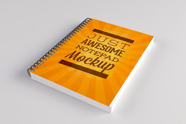 活页记事本样机套装 Notepads Mockups Pack插图(1)