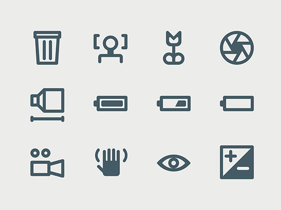 摄影迷你图标素材之家精选sketch素材