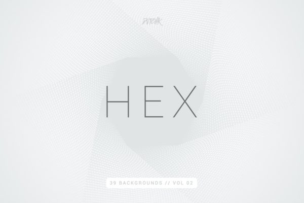 六角几何螺旋图形抽象背景02卷 Hex | Geometric Spiral | Vol. 02