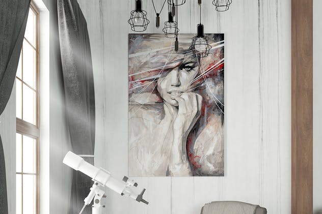 工作室艺术作品油画展示样机模板Vol.6 Picture Art Mockup [Vol 6]插图(5)