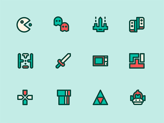 99 枚视频游戏元素图标素材之家精选sketch素材