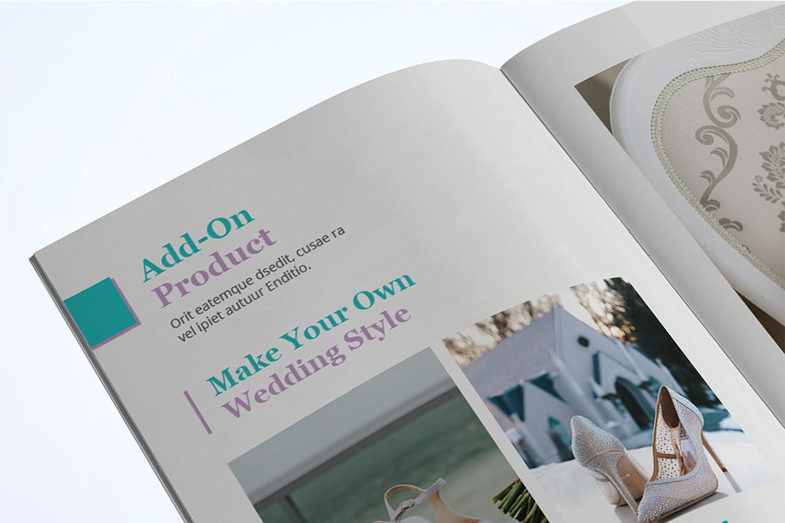 婚纱/女装服装品牌产品画册目录素材库精选Lookbook设计模板 Fashion Lookbook Template插图(11)