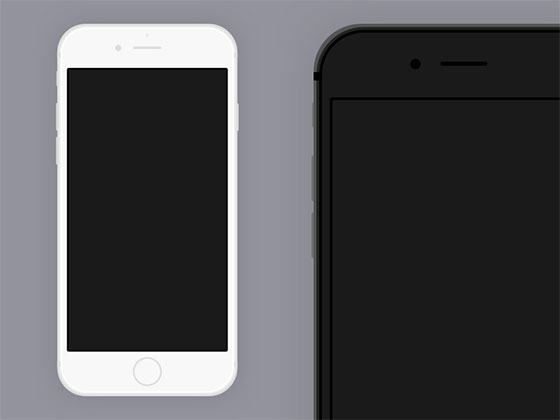 iPhone 6 Plus Simple Mockups素材之家精选sketch素材