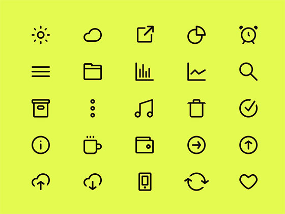 72 枚迷你图标素材之家精选sketch素材