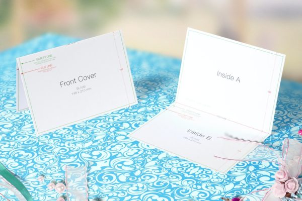 婚礼邀请卡邀请函样机v3 Wedding Greeting Cards mockups v.3