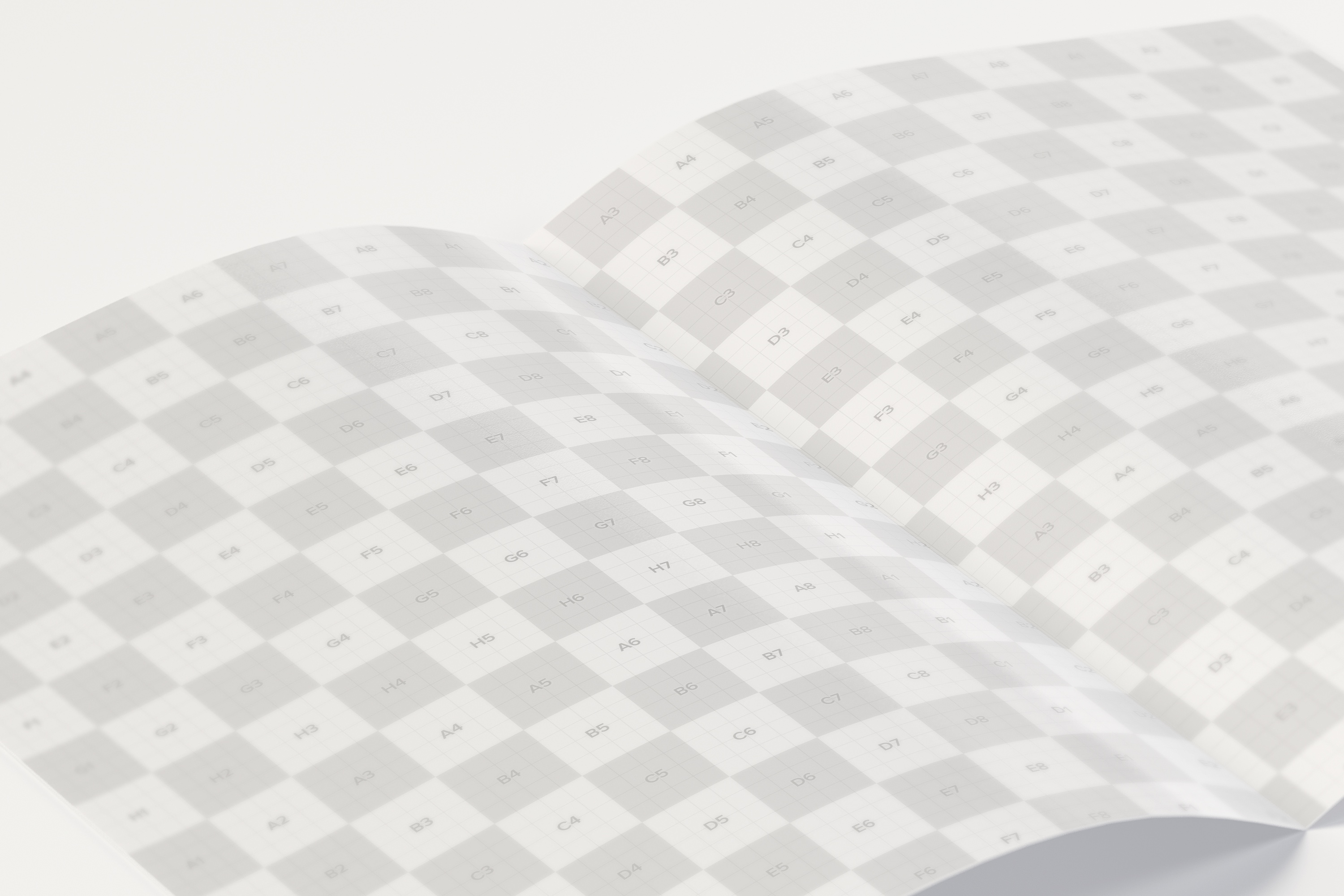 A3双折页设计企业宣传册/传单设计效果图预览样机04 A3 Bi Fold Brochure Mockup 04插图(1)