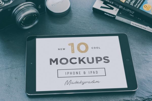 10款超酷场景 iPad &amp; iPhone 样机 10 Cool iPad &amp; iPhone mockups