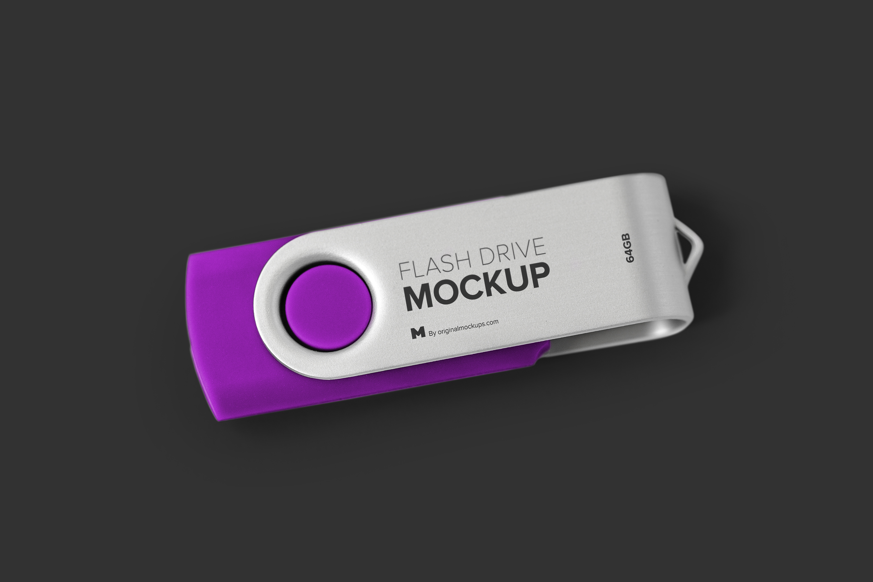 创意U盘外观设计效果图样机模板01 USB Flash Drive Mockup 01插图(3)