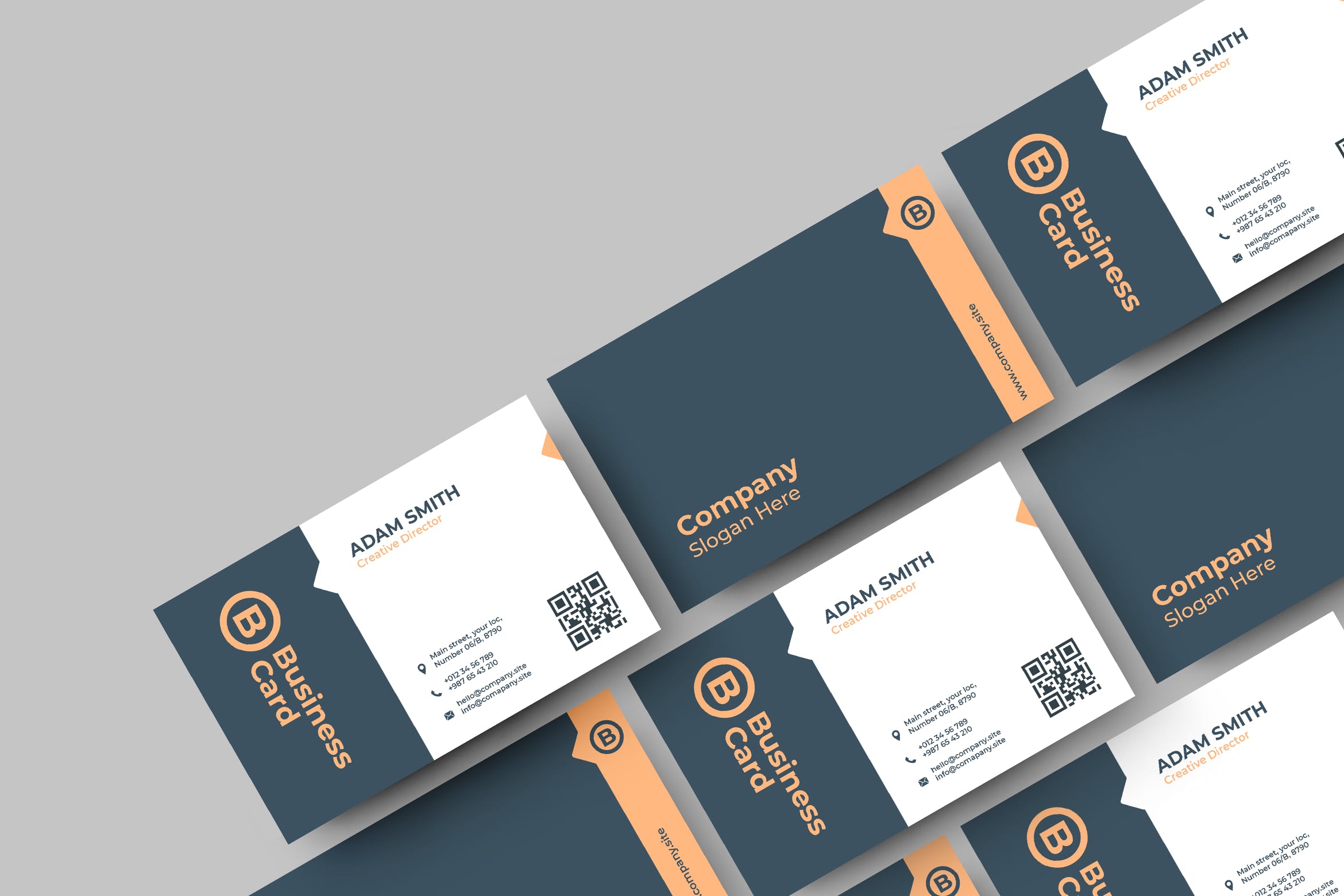 创意经典企业名片设计模板v13 Business Card Design.13插图