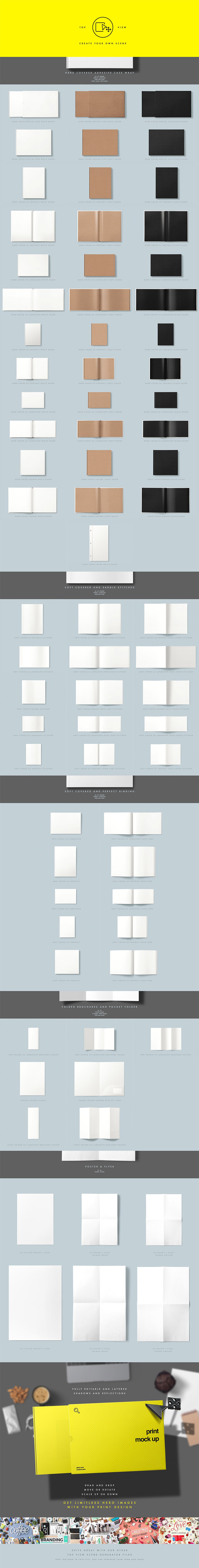 10+GB出版印刷样机超级素材包 Print Mock Up Pack插图(7)