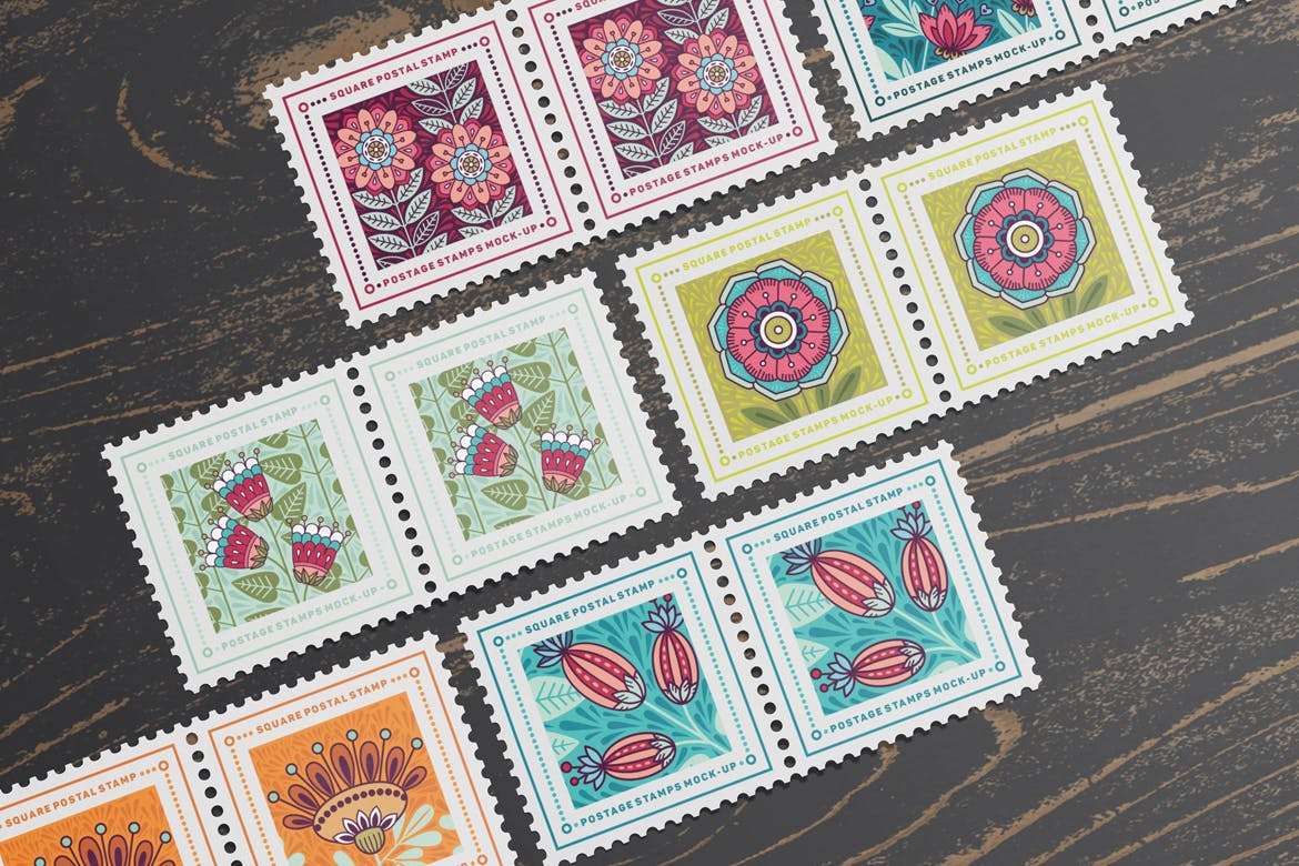 高端稀有少见的房地产邮票设计VI样机展示模型mockups插图(12)