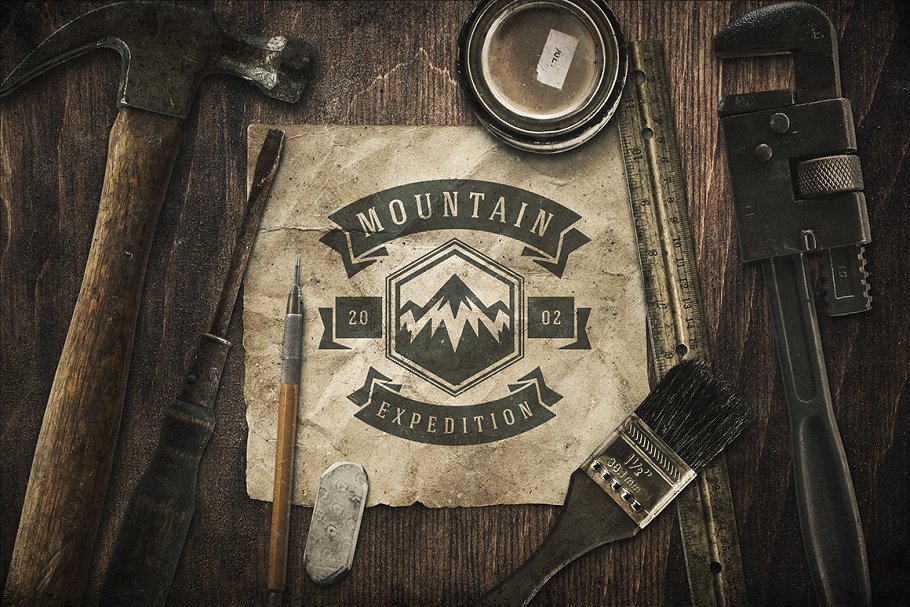 280个户外品牌Logo标志和徽章模板 280 Outdoor logos and badges插图(34)