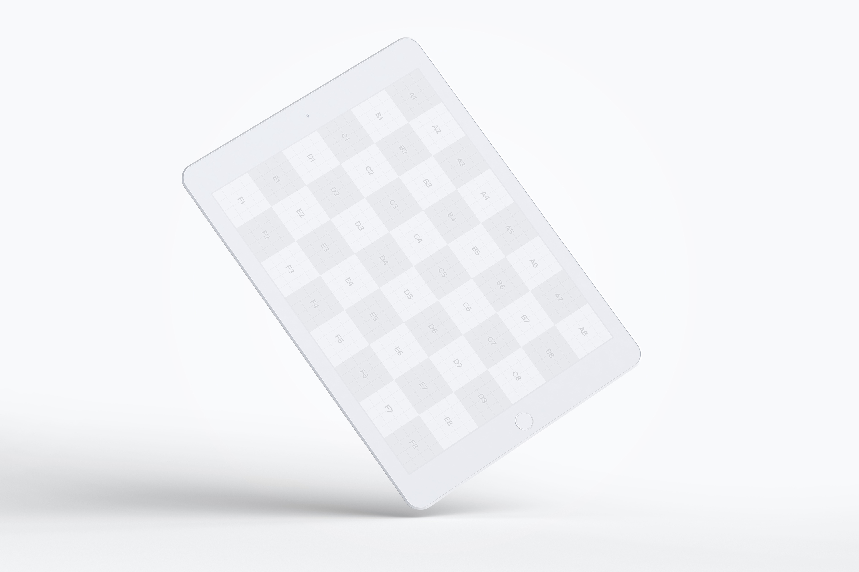 iPad平板电脑UI界面设计黏土样机06 Clay iPad 9.7 Mockup 06插图(3)