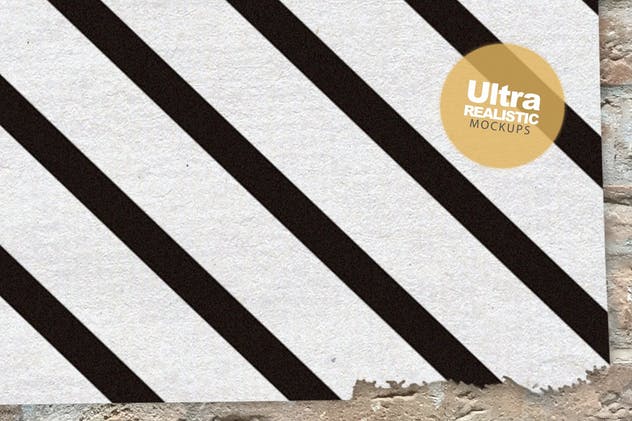 海报&纹理设计预览样机模板 Poster & Textures Mockups插图(7)