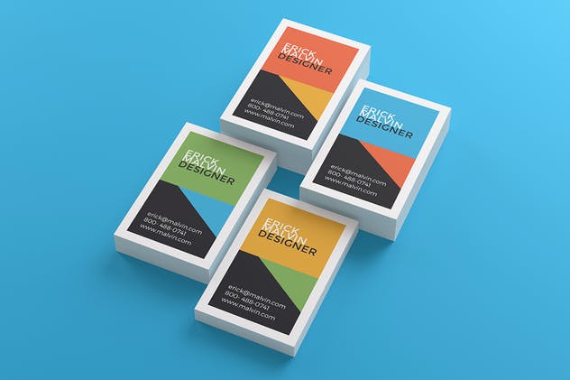 UK尺寸规格企业名片设计效果图素材库精选 UK Business Cards Mock-up’s [85×55 mm]插图(2)