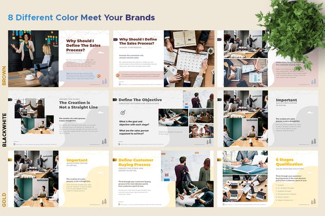 B2B营销和销售业务PPT设计模板 B2B Marketing and Sales Powerpoint插图(2)