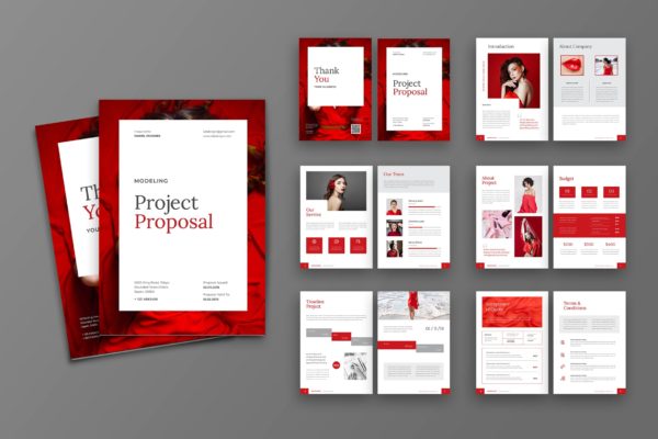 服装设计行业投标标书制作模板下载 Proposal