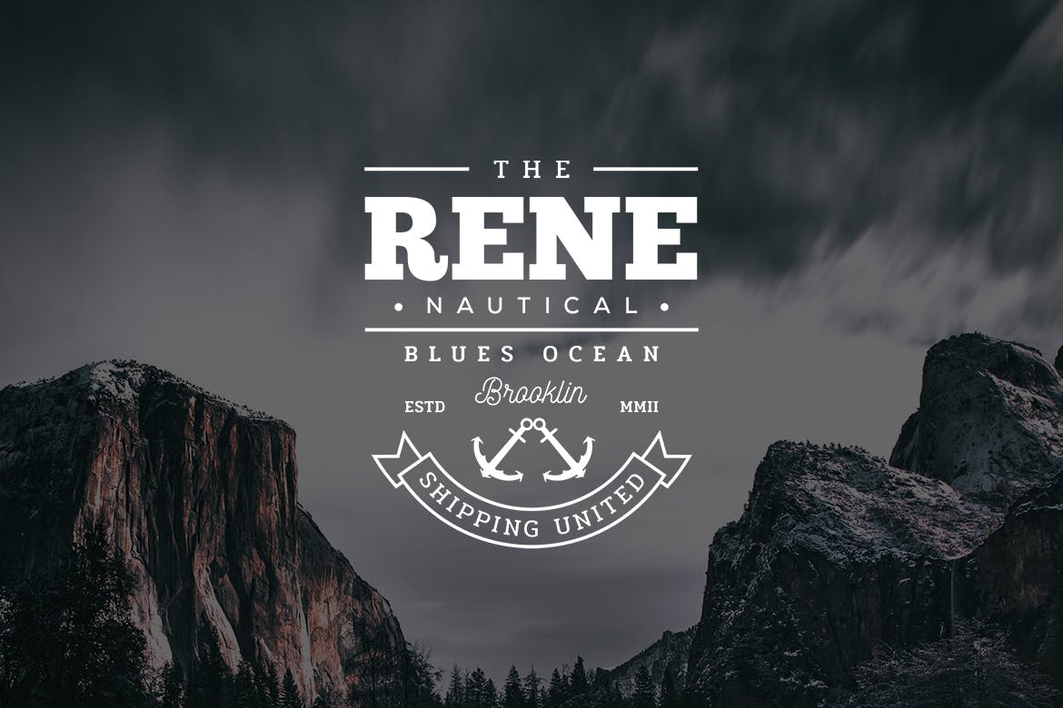 欧美复古设计风格品牌素材库精选LOGO商标模板v23 Vintage Logo & Badge Vol. 23插图(1)