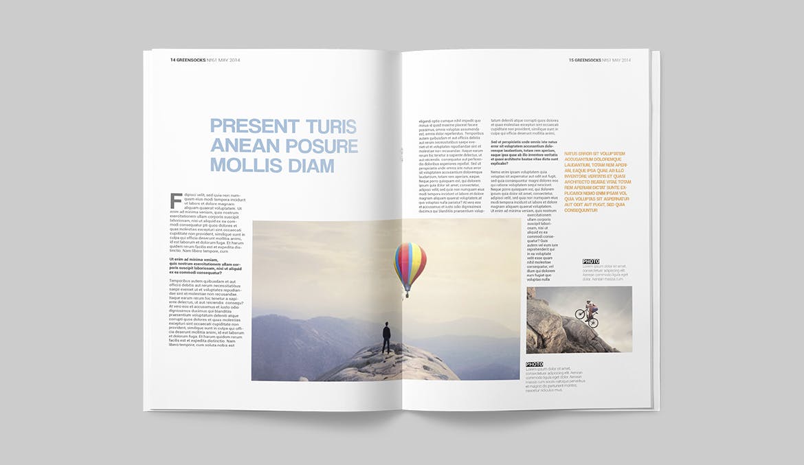 健身运动主题素材库精选杂志InDesign模板 Magazine Template插图(7)