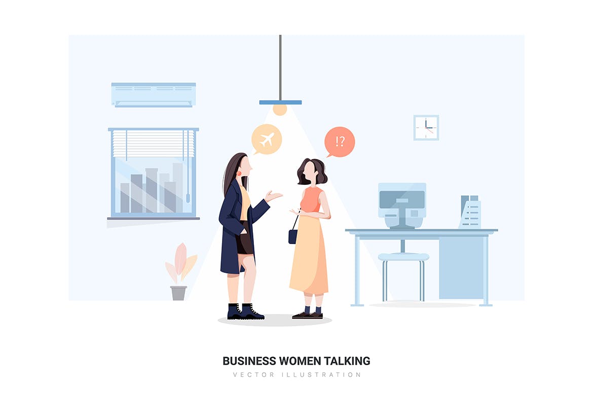 商业&办公室场景矢量插画素材v1 Libra – Business Illustration Pack插图(5)