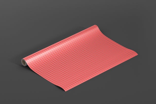 礼品精美包装纸印花设计样机模板 Gift Wrapping Paper Mockup插图(7)
