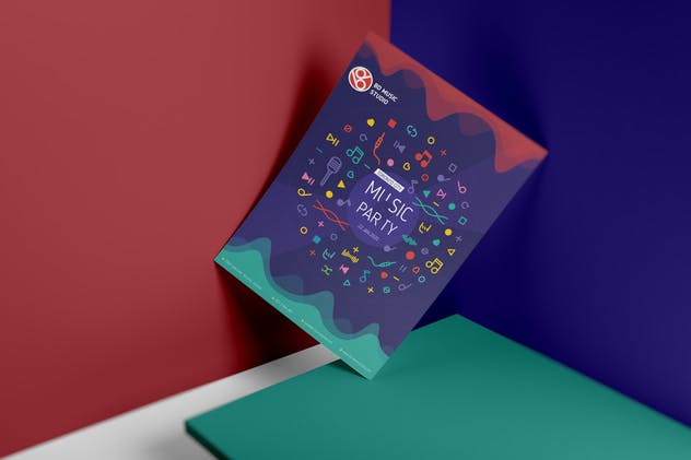 音乐派对聚会海报传单设计模板合集 Music Party-Set Template插图(2)