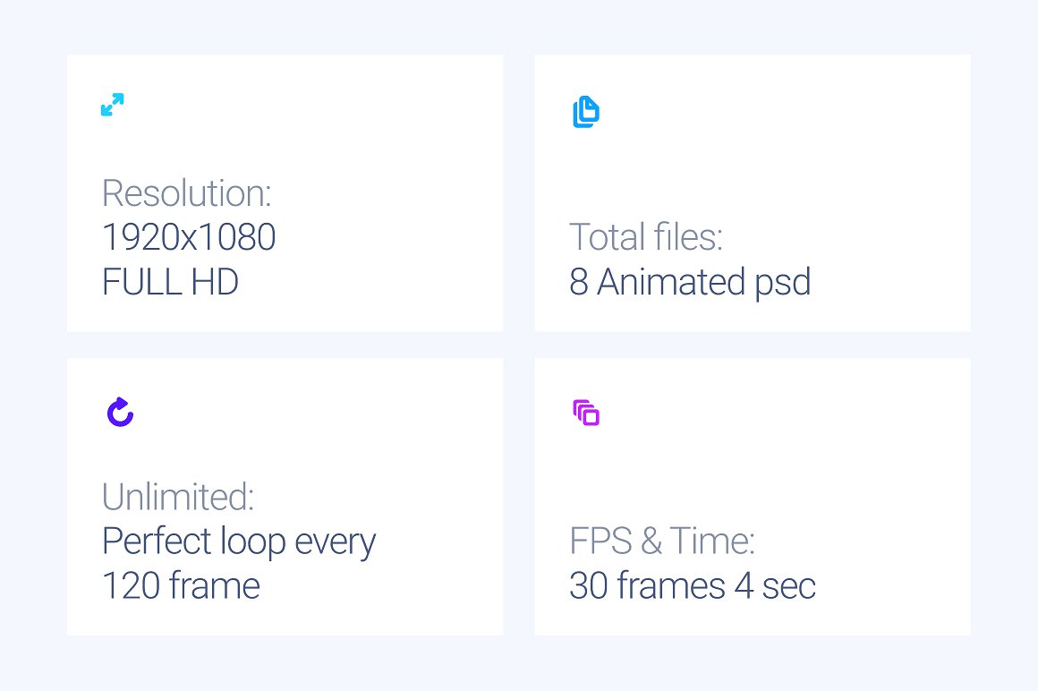 Apple设备动态样机合集[白色版本] Looped Animated Mockups | White插图(4)