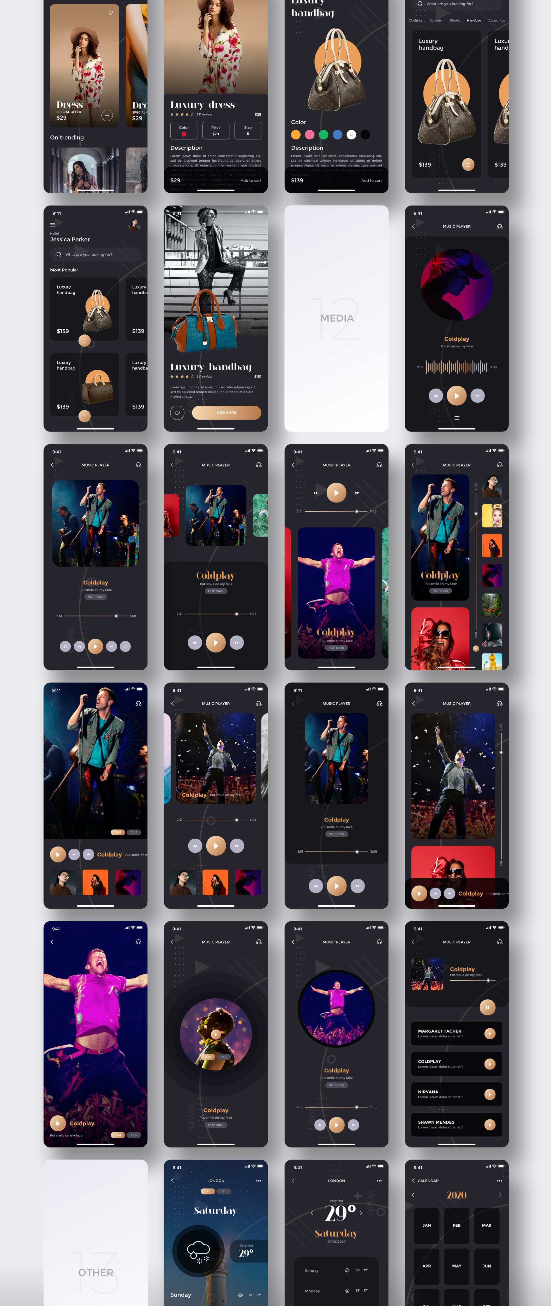 素材库下午茶：高质量优雅的IOS UI设计素材库精选套件插图(7)
