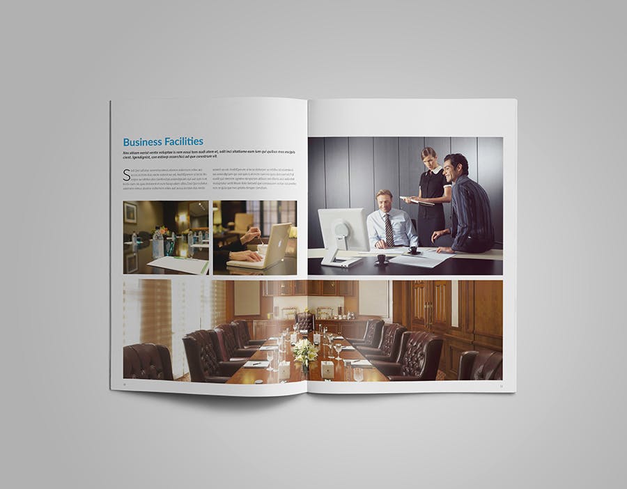 酒店大堂宣传画册设计模板 Hotel Brochure插图(8)
