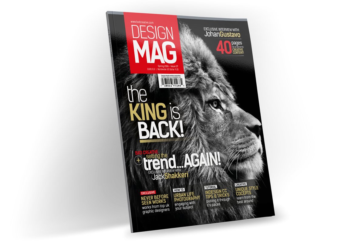 多用途企业时尚高效/时事资讯InDesign杂志模板vol.7插图(1)