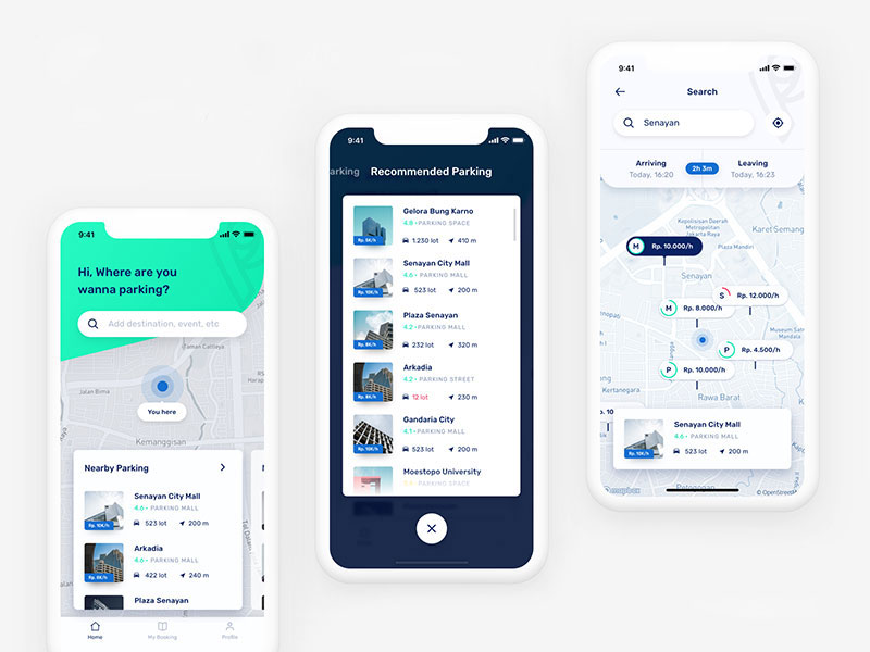 Easy Park 界面包素材之家精选sketch素材