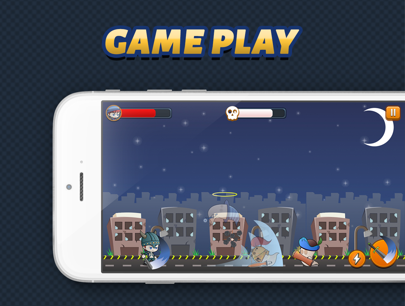 素材库下午茶：超萌的魔鬼系列游戏UI KITS套装素材下载[PSD,Ai]插图(1)